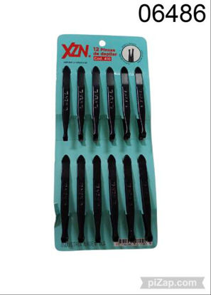 Imagen de PINZA DEPILAR NEGRA X12 2.26